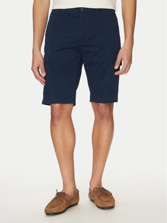 

Шорты из ткани обычного кроя John MW0MW31244 Tommy Hilfiger, синий