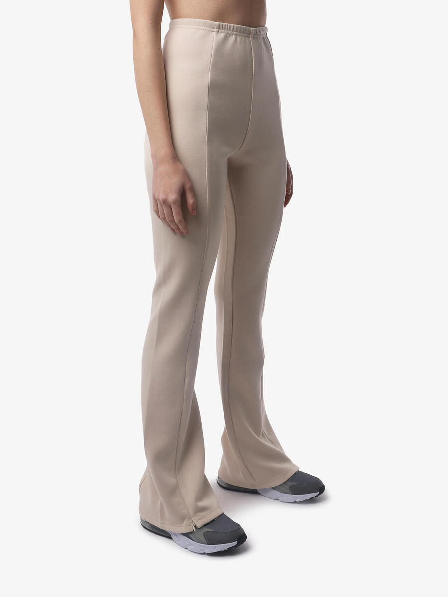 

JAKED Синтетические спортивные брюки кремового цвета для женщин