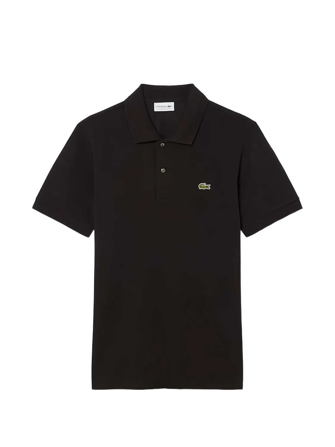 Рубашка поло с короткими рукавами Lacoste, черный