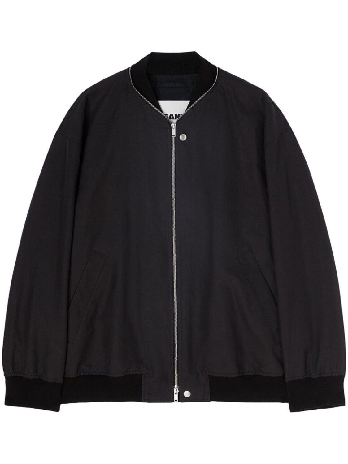 

Jil Sander бомбер на молнии, черный