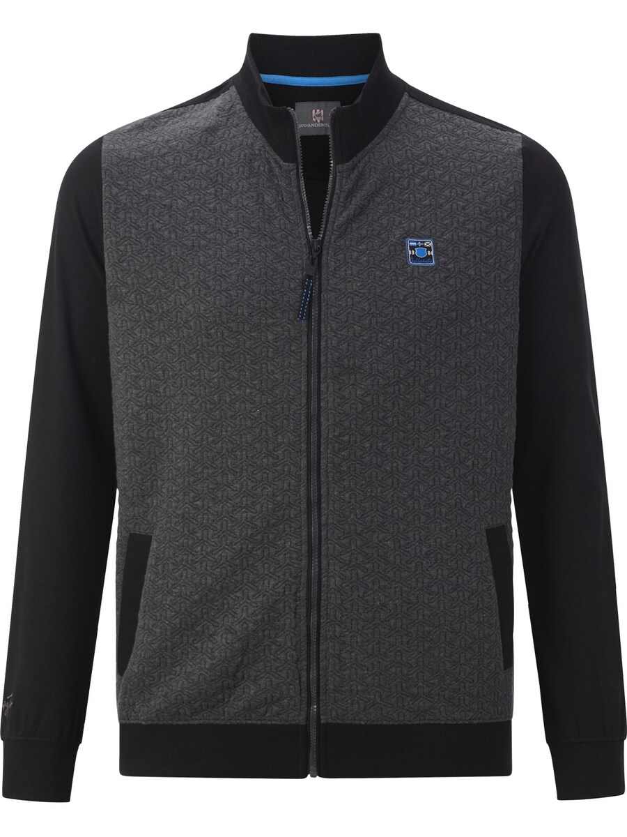 

Худи с капюшоном на молнии Jan Vanderstorm, mottled grey