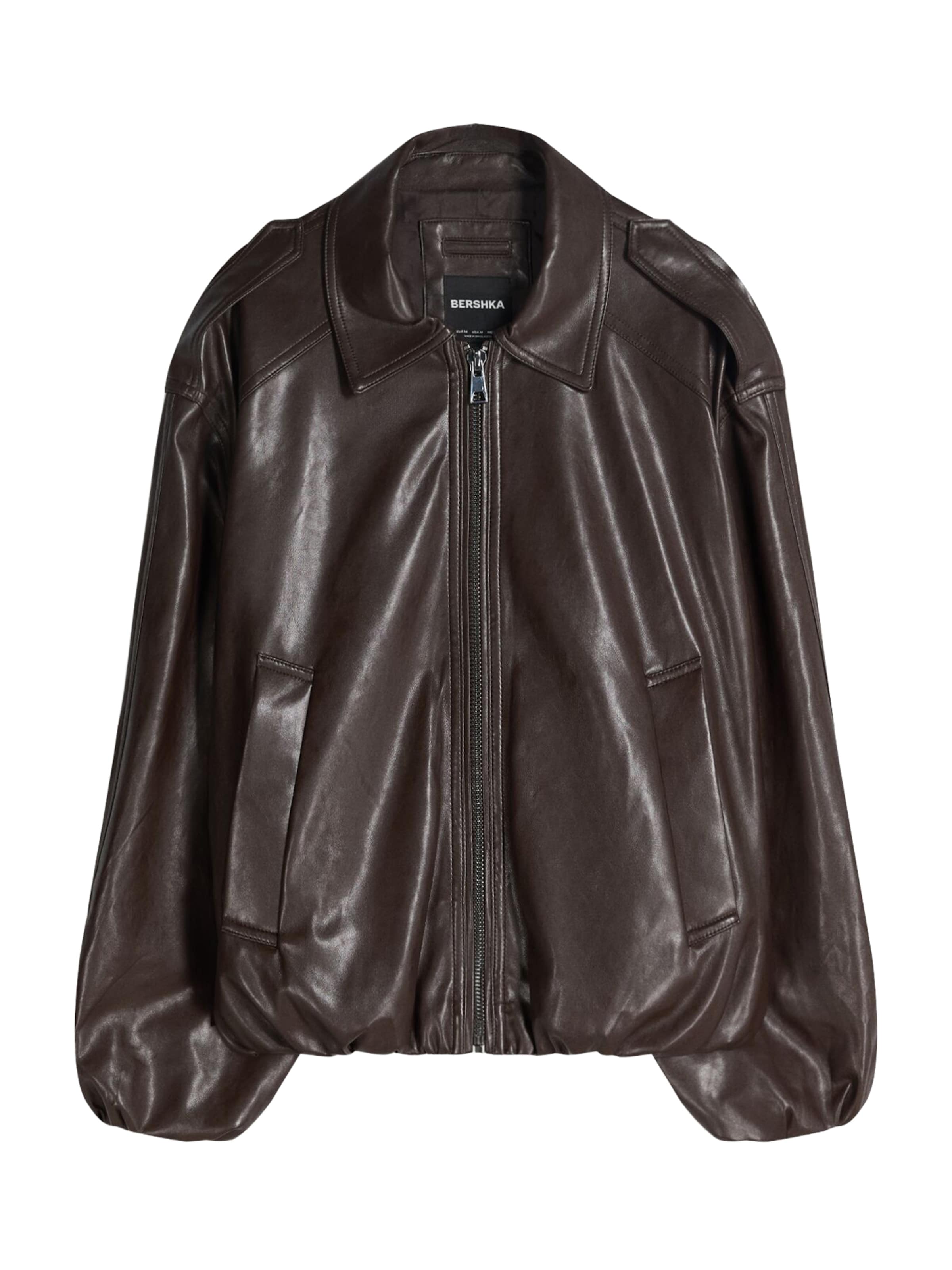 

Bershka Куртка для межсезонья в коричневом цвете