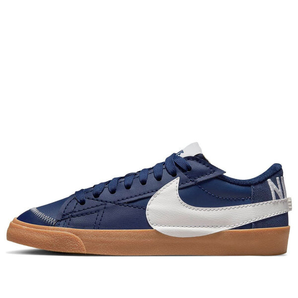 

Кроссовки blazer low '77 jumbo 'midnight navy gum' Nike, синий