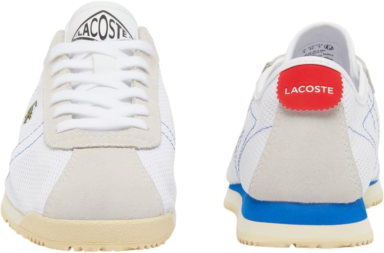 Мужские кроссовки Lacoste Men's Club-Low, белый/красный/синий — фото 2