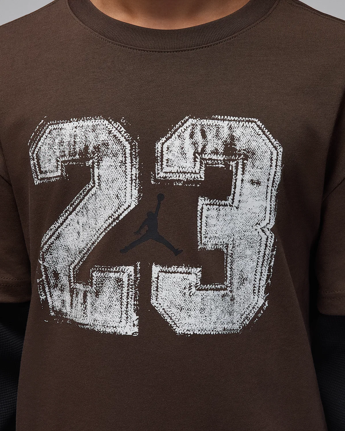 Детская футболка Twofer Jordan MVP, Baroque Brown — фото 4