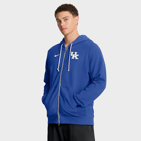 Мужская толстовка с полной застежкой-молнией royal kentucky wildcats 2025 sideline standard issue dri-fit Nike