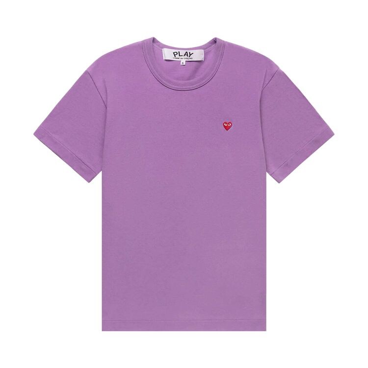 

Футболка Comme des Garçons PLAY Small Red Heart T-Shirt Purple, фиолетовый