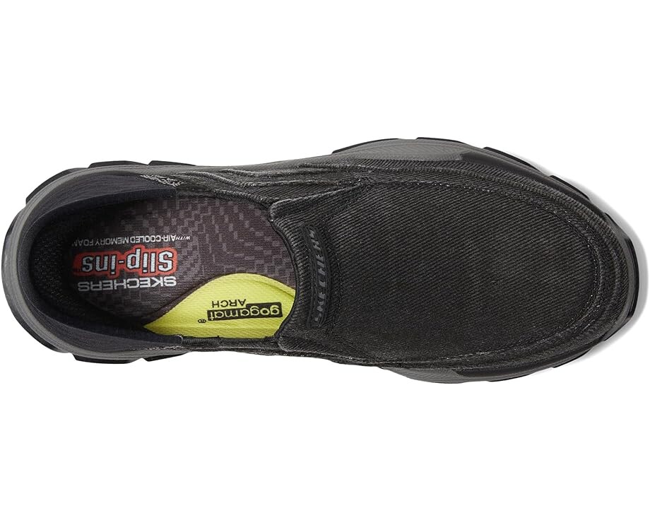 Кроссовки SKECHERS Respected Holmgren Hands Free Slip-Ins, черный — фото 2