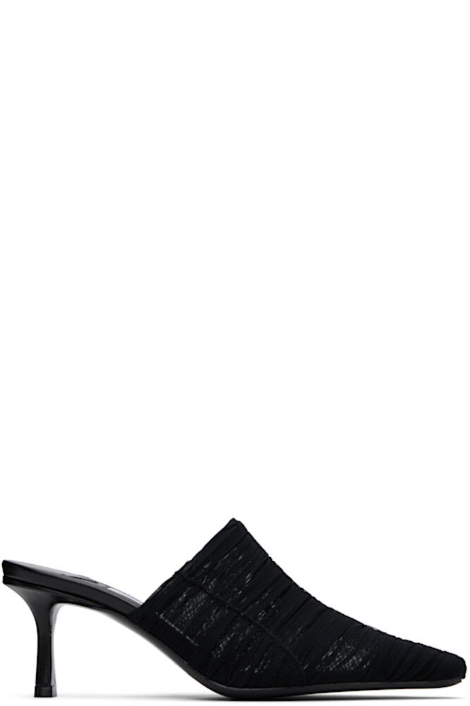 Черные мюли Lotta 65 Jimmy Choo