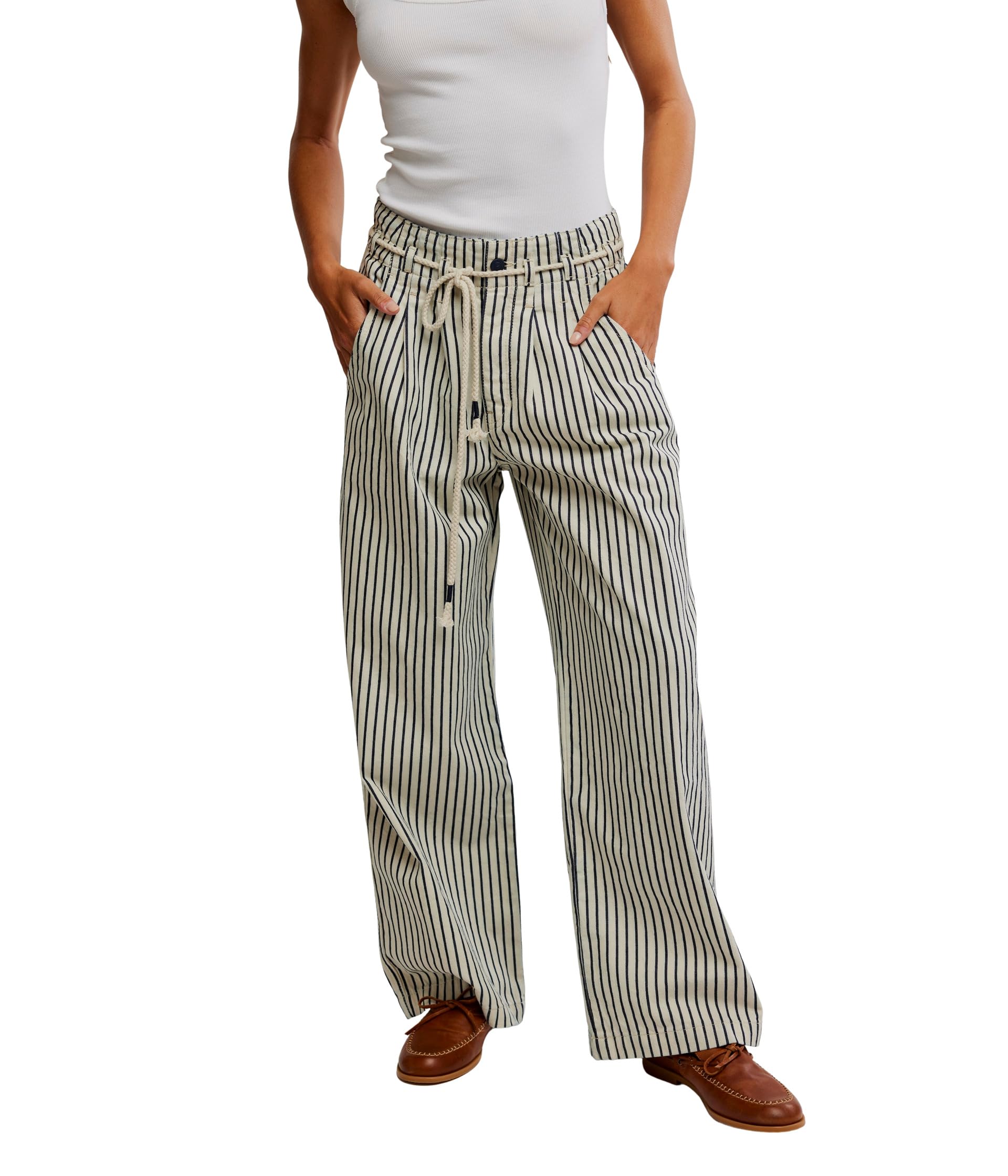 

Брюки Free People Dakota Cinched Pull On-Ra, цвет Washed Railroad