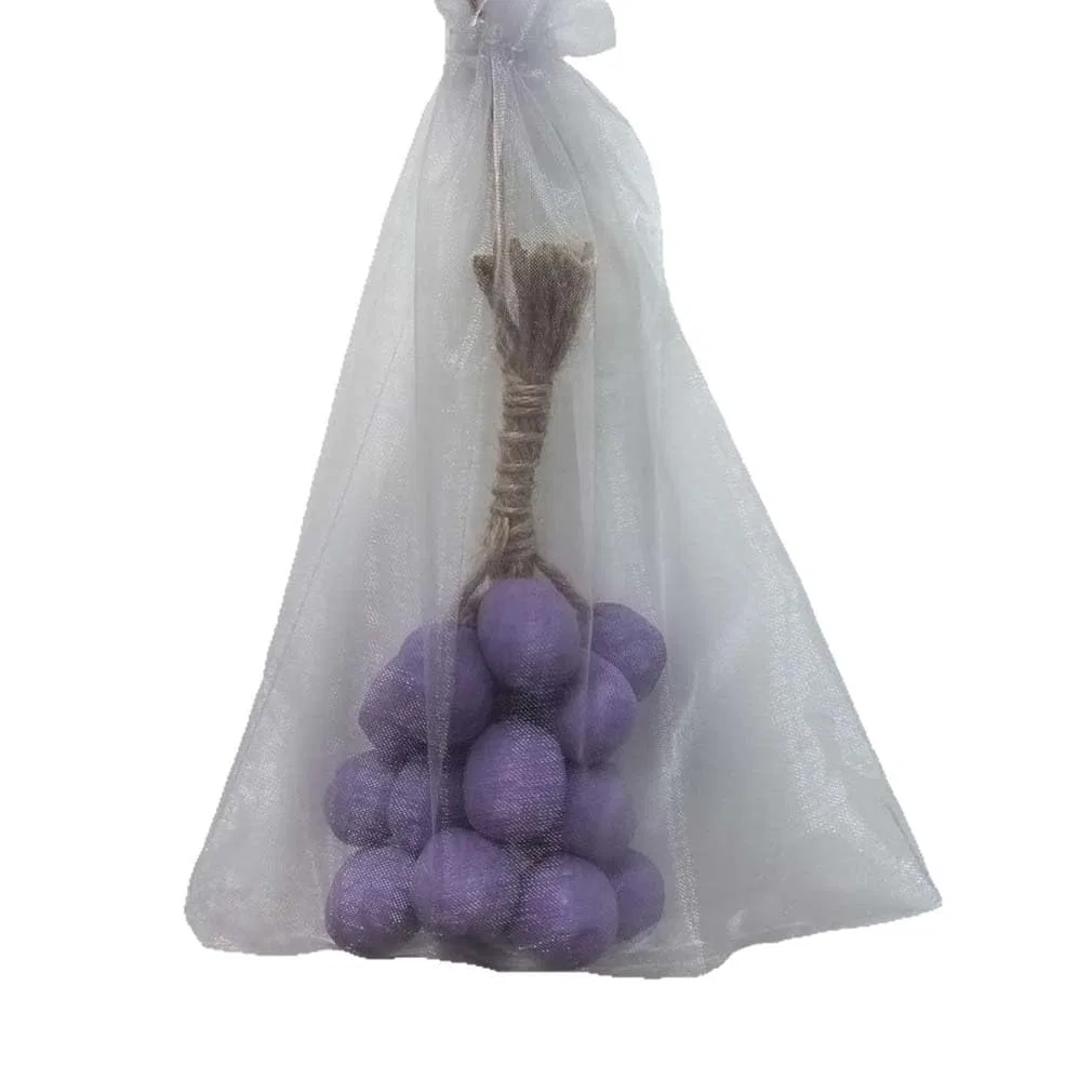 Натуральное мыло на веревке в форме виноградной грозди Luckky, Purple