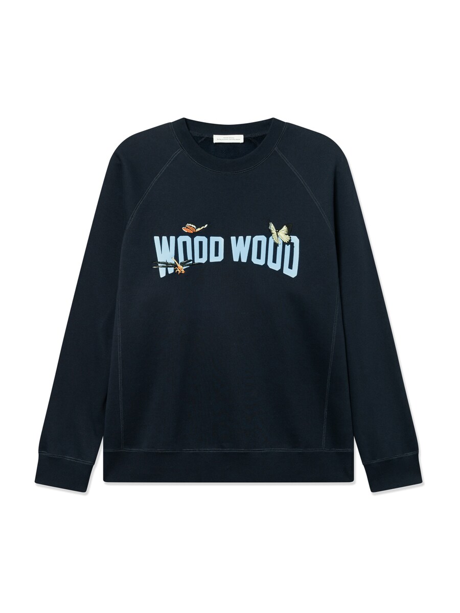 

Толстовка WOOD WOOD WWHester, цвет Night blue/Light blue