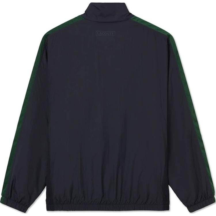 LACOSTE Куртка мужская синяя с зеленой отделкой, X0N/White & Green Multicolor — фото 4