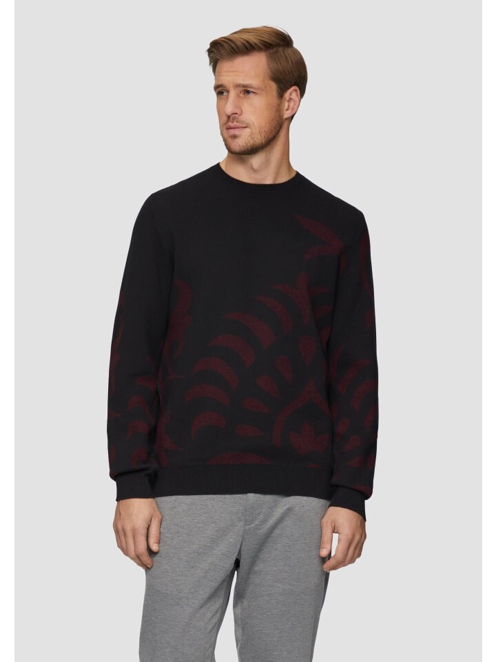 

Пуловер s.Oliver BLACK LABEL Strickpullover langarm, фиолетовый