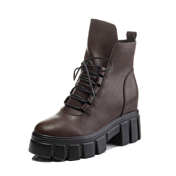 

Ботинки Martin Boot женские Nrdrofficial, цвет Brown Fleece-lined