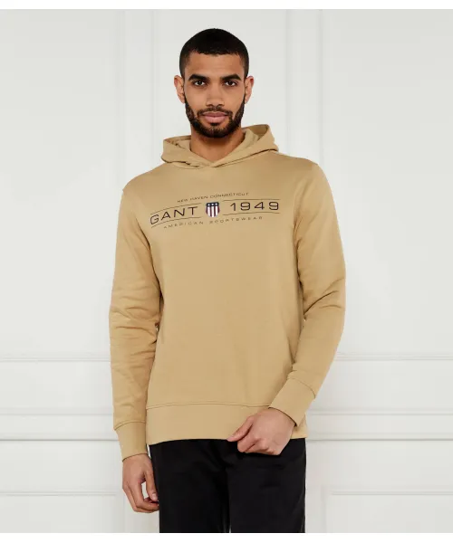 

Графическая толстовка Regular fit Gant, бежевый