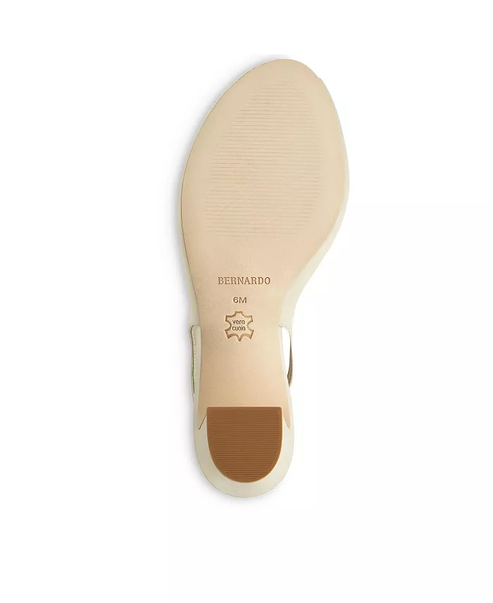 Бернардо Аделл Туфли-лодочки с открытым мысом Bernardo Footwear, коричневый/бежевый — фото 4