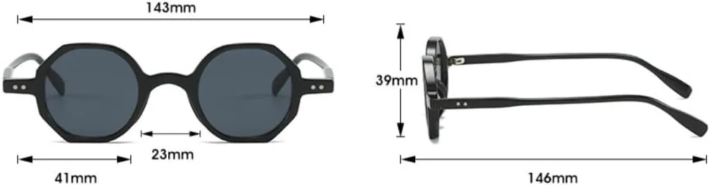

Солнцезащитные очки для мужчин и женщин - защита UV400 - круглые панк-линзы, разноцветные, для занятий спортом на открытом воздухе и вождения DSVIGF, C9gray-bluebrown