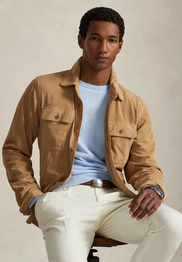 Приталенный свитер из фактурного хлопка. Polo Ralph Lauren, Office Blue — фото 4