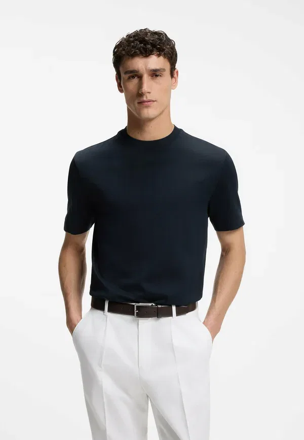 Футболка C taut 118 basic t-shirt Boss, темно-синий