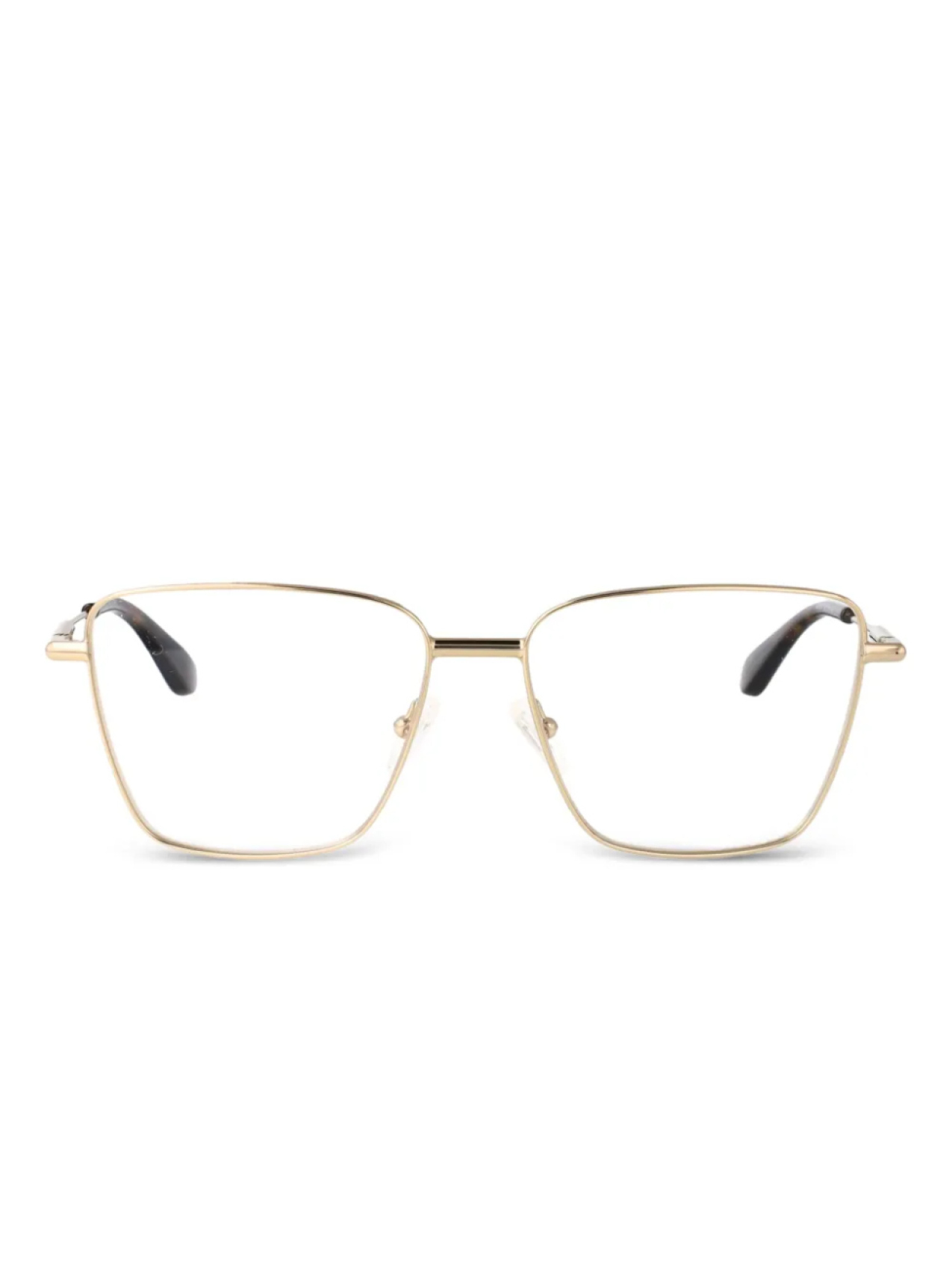 

Alexander McQueen Eyewear square-frame очки, золотой