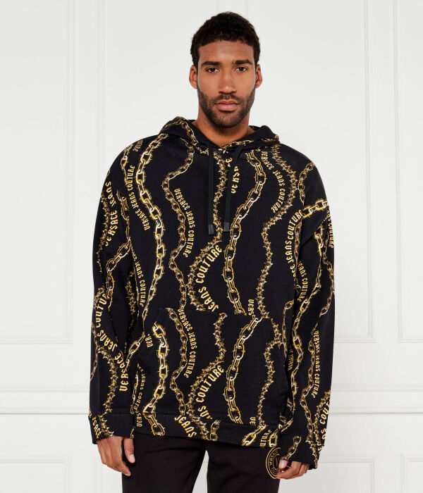 

Толстовка Versace Jeans Couture свободной посадки, черный