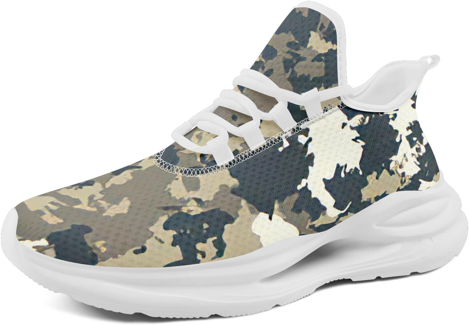 

Камуфляжные кроссовки для бега для мужчин и женщин, легкие, дышащие спортивные кроссовки с амортизирующей подошвой из EVA, для троп, пробежек и тренажерного зала Awsole