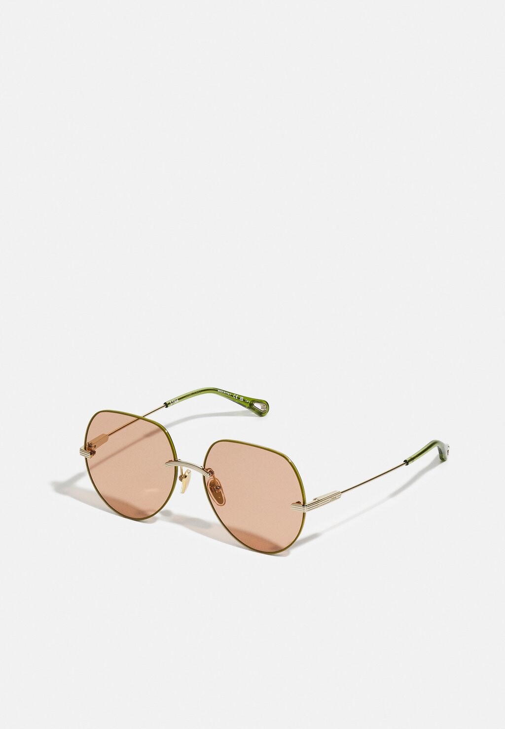 

Солнцезащитные очки CHLOÉ, золотого цвета