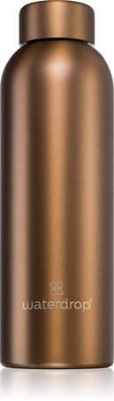 

Бутылка для воды из нержавеющей стали Waterdrop Thermo Steel Metal, Bronze Brushed 600 ml