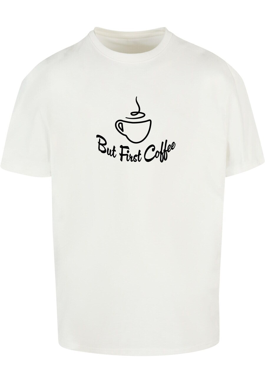 

Футболка Merchcode BUT FIRST COFFEE, белый