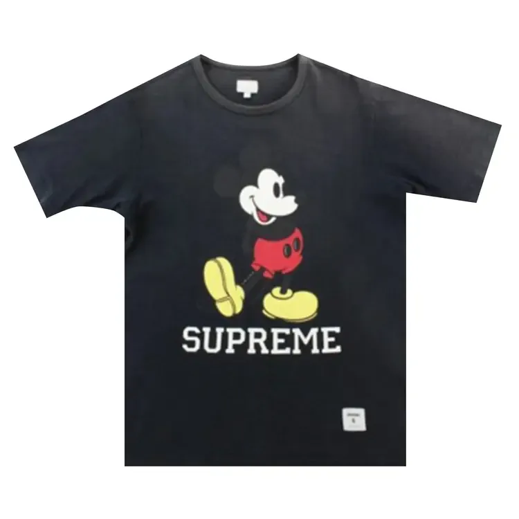 Футболка Supreme x Disney Mickey, черная
