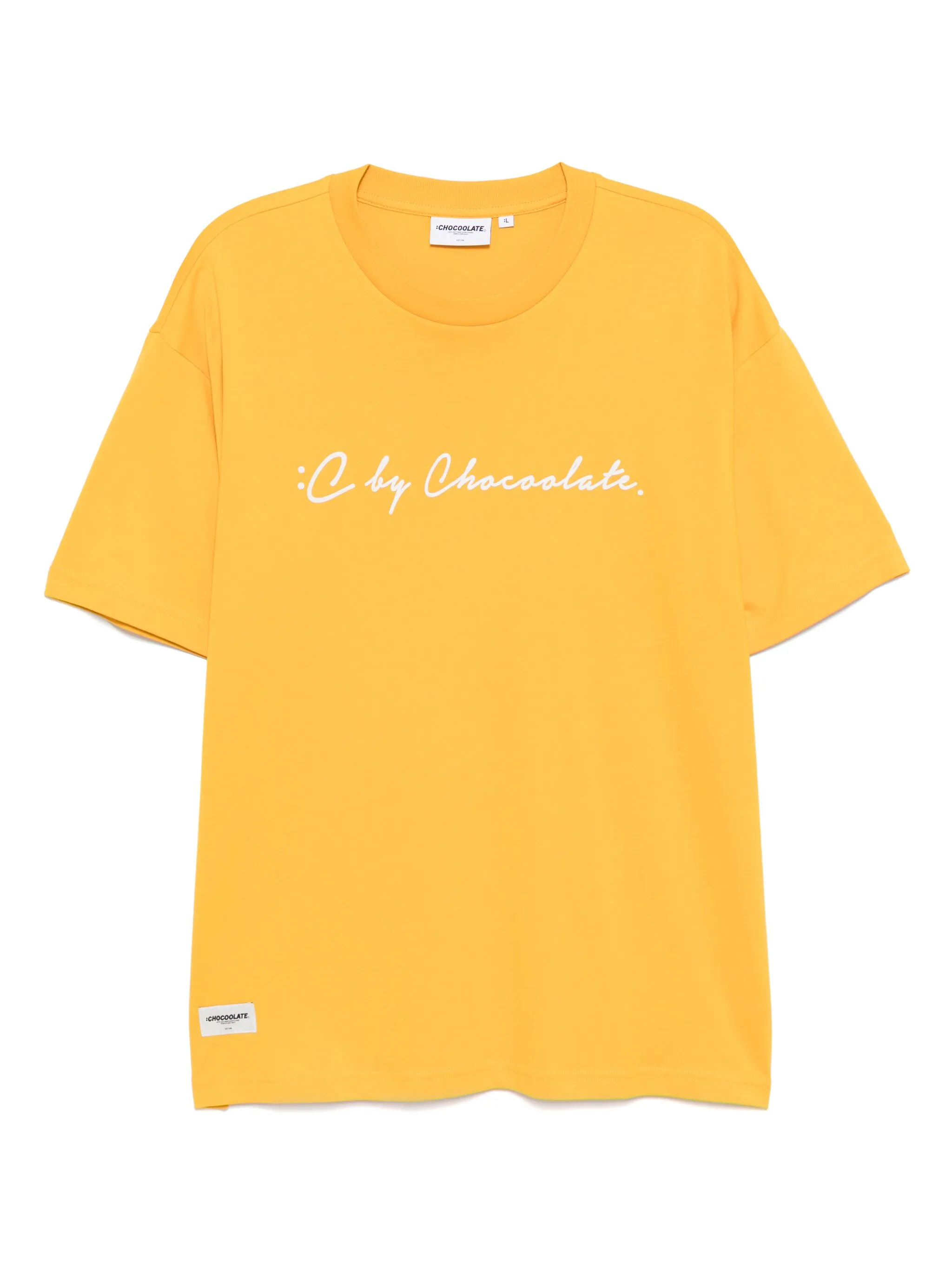 

Футболка с логотипом Chocoolate, желтый