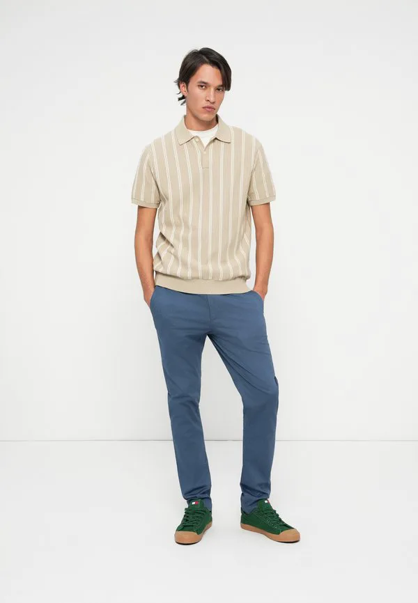 Брюки-Чиносы bleecker с текстурированным принтом, узкие. Tommy Hilfiger, Aegean Sea — фото 2