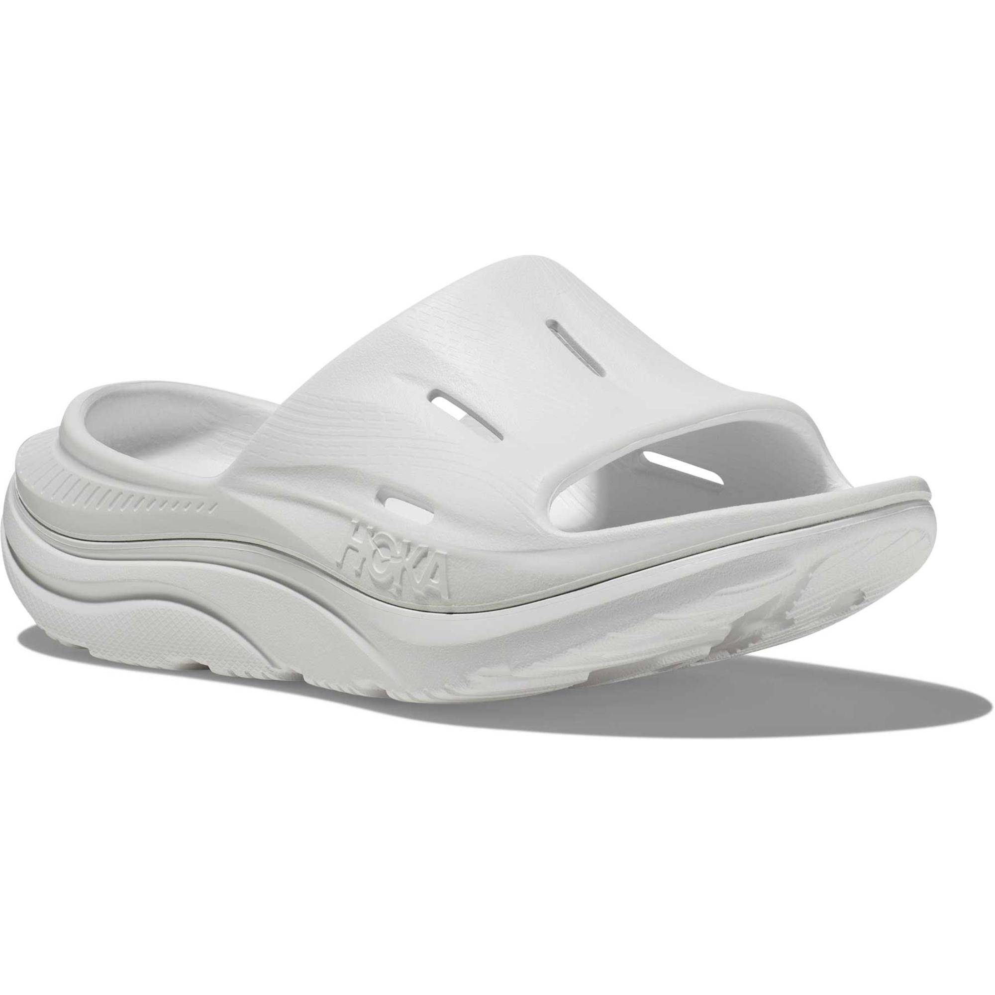 Мужские сандалии Ora Recovery Slide 3 HOKA, White/White — фото 3