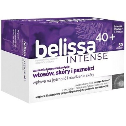 

Belissa Intense 40+ Intense Revive Комплекс витаминов и минералов 50 таблеток, Aflofarm