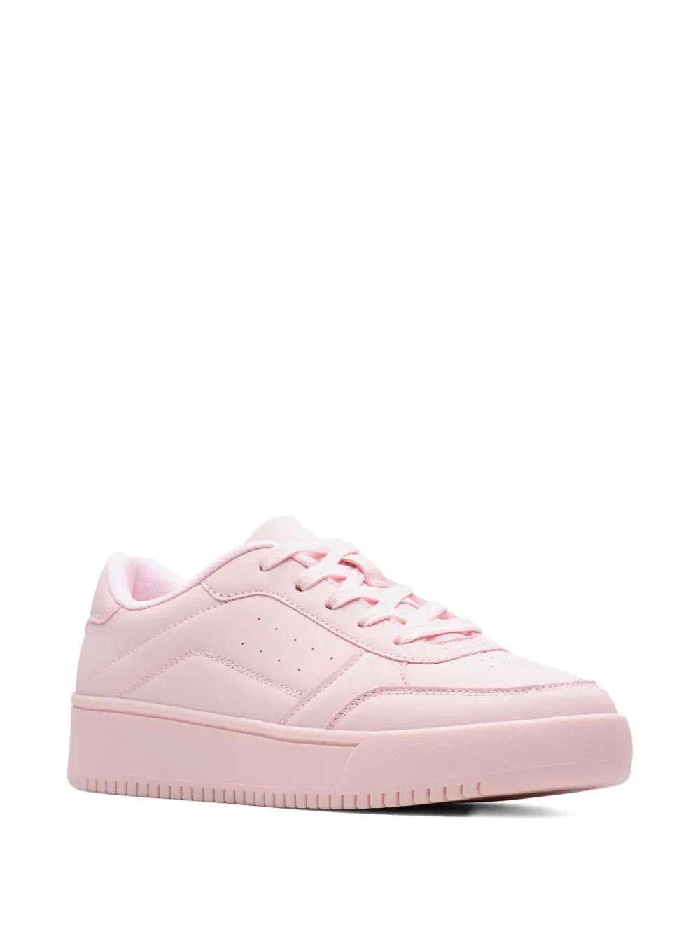 Кроссовки Barley Step на шнуровке Clarks Kids, розовый