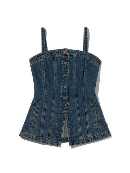 Корсет, сшитый на заказ Levi's, Medium Indigo - Flat Finish — фото 3
