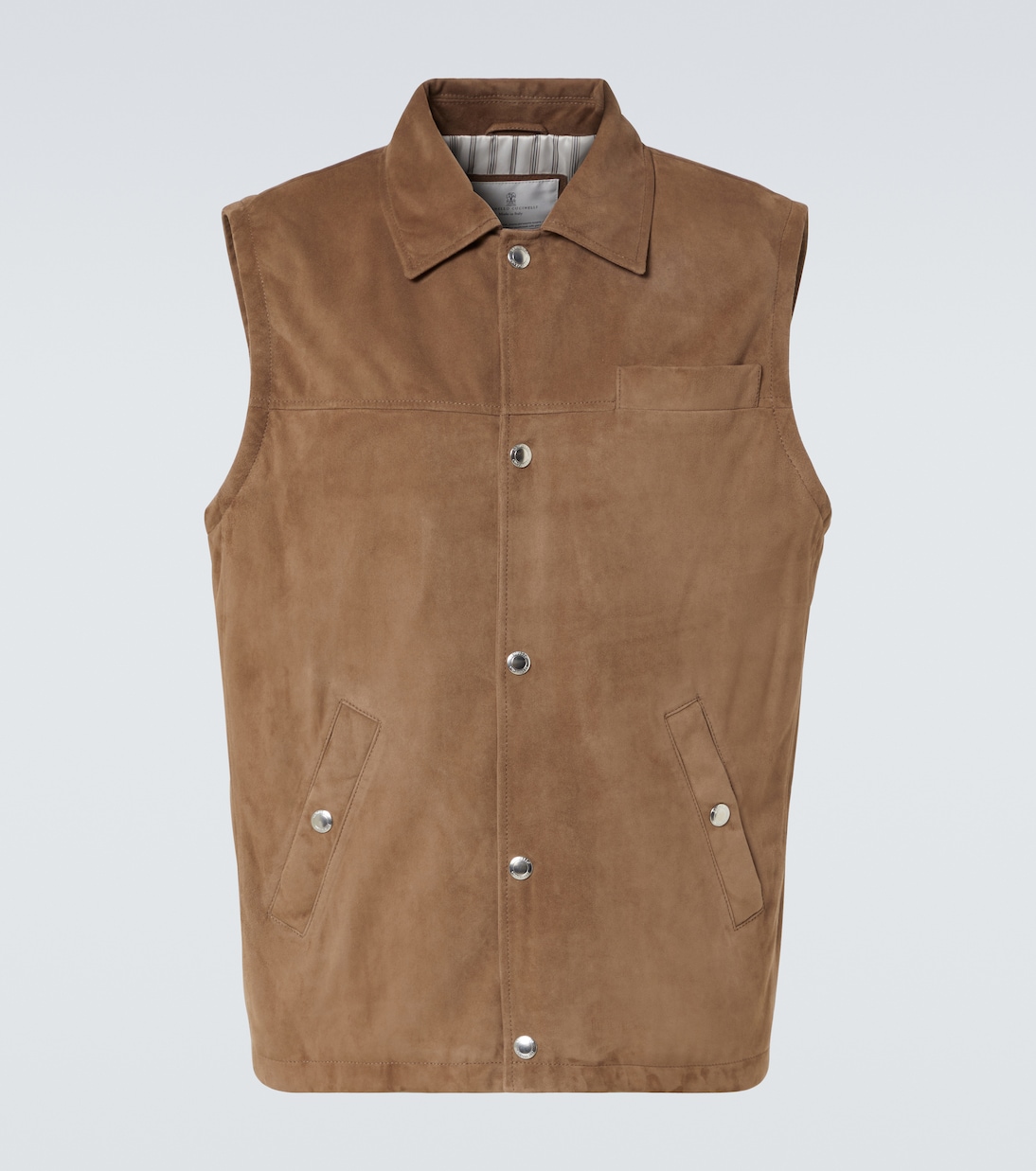 

Замшевый жилет Brunello Cucinelli, Juta