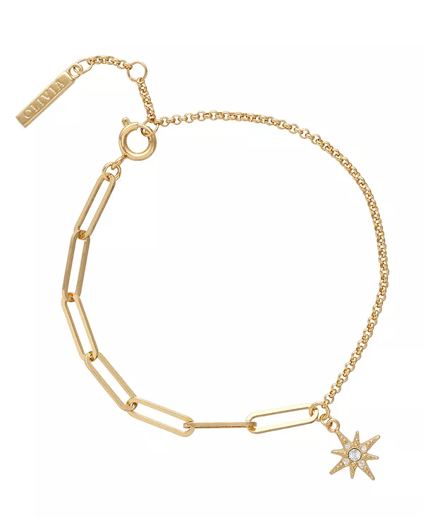 

Женский браслет с небесным золотом и несоответствием в виде Полярной звезды Olivia Burton, gold-plated