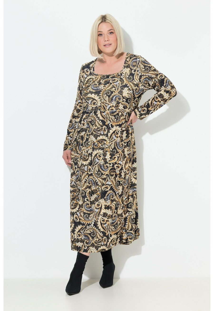 

Платье Ulla Popken MATTE ORNATE PAISLEY POCKET, Black