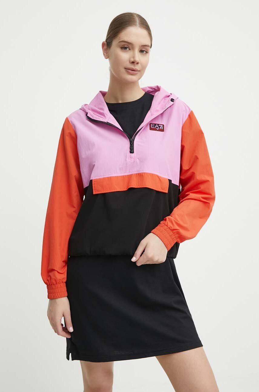 

Куртка EA7 Emporio Armani, розовый