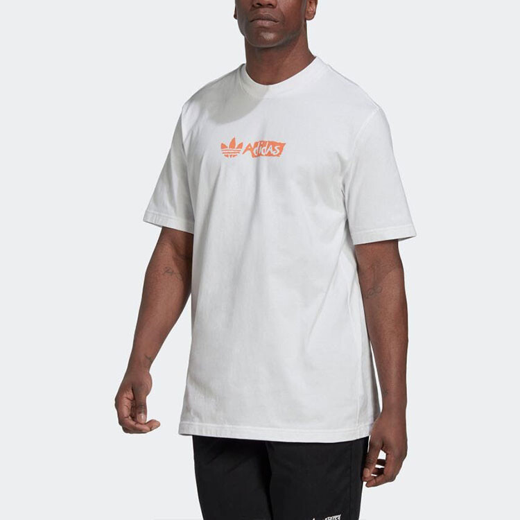 Футболка ко Дню святого Валентина мужская белая Adidas Originals, белый — фото 2