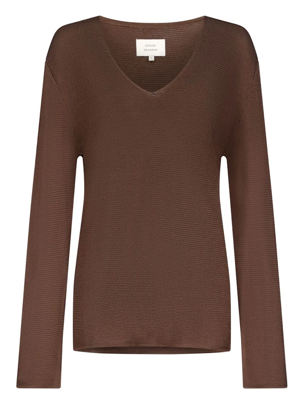 

Джемпер Saya с V-образным вырезом Loulou De Saison, коричневый
