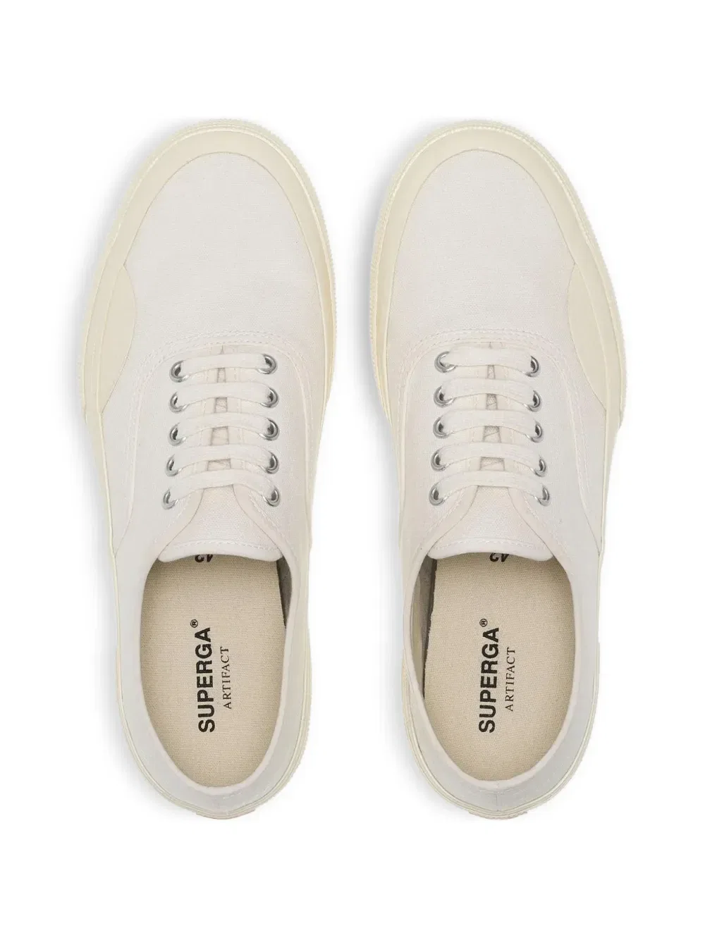 Кроссовки на резиновой подошве Superga, нейтральный — фото 3
