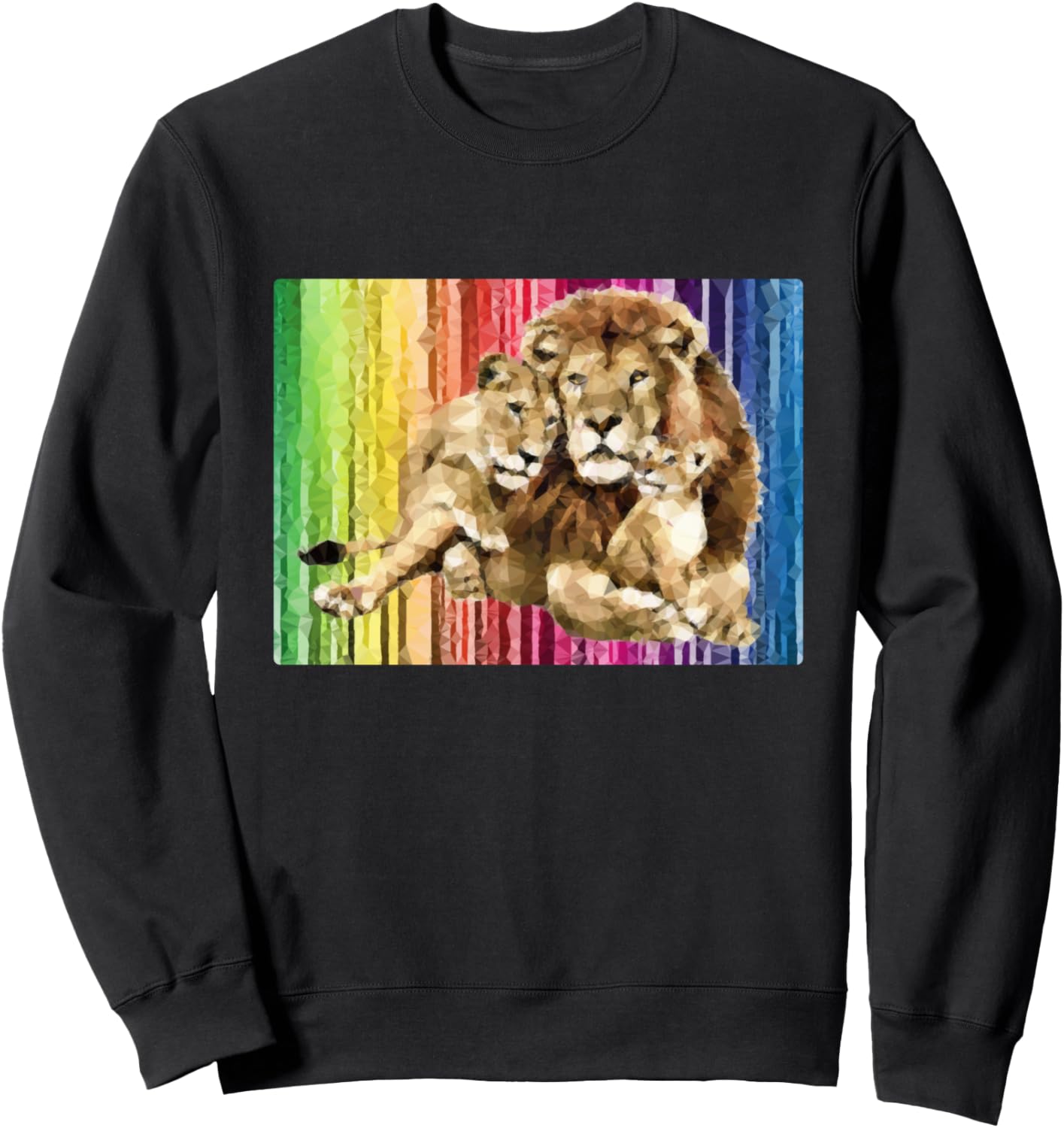 

Толстовка с изображением львов Lions Men Boys Kids + Women Girls Big Cat Gifts, черный