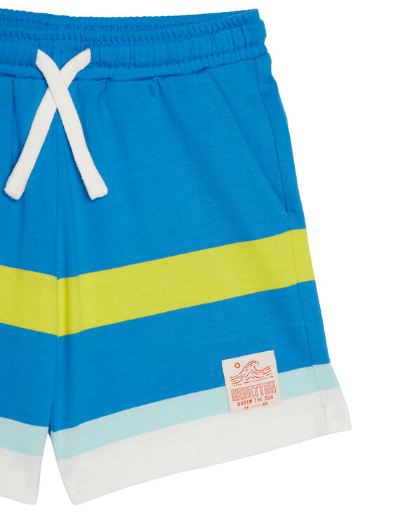 Спортивные шорты обычного кроя 3FZMG901U United Colors Of Benetton, синий — фото 3