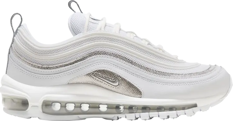 Кроссовки Wmns Air Max 97 'White Chrome Reflective', белый