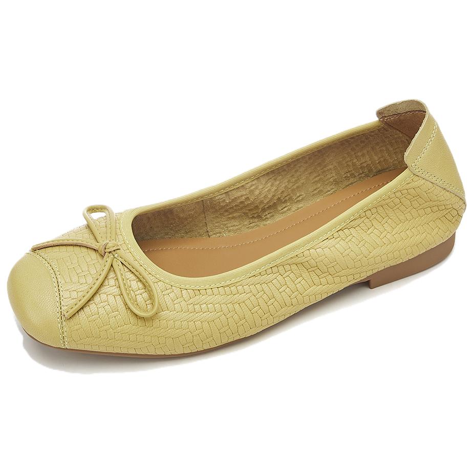 Millies Туфли MILLIE'S Casual Single на низком каблуке женские желтые, цвет Yellow — фото 3