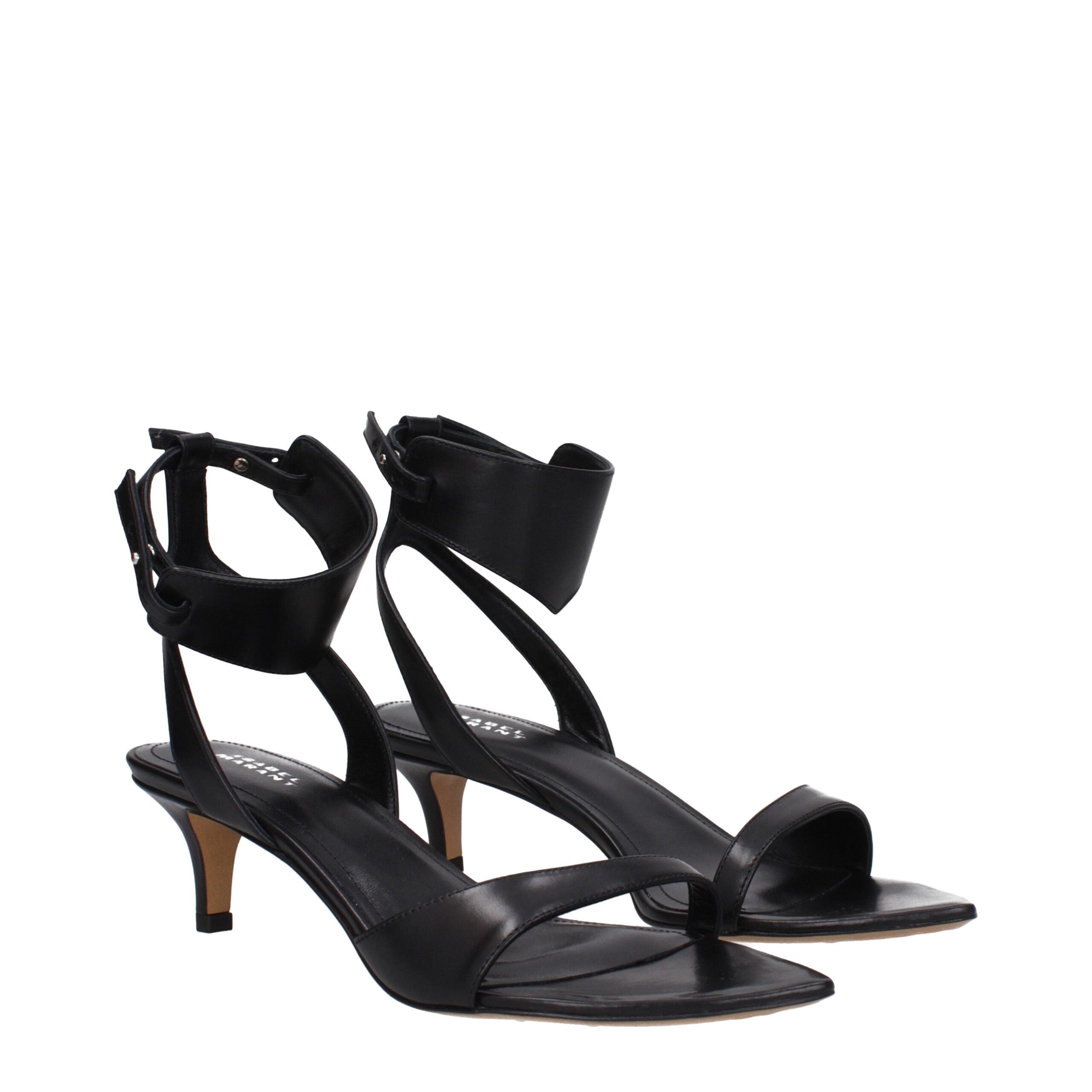 Isabel Marant Leather Women's Sandal, черный — фото 2
