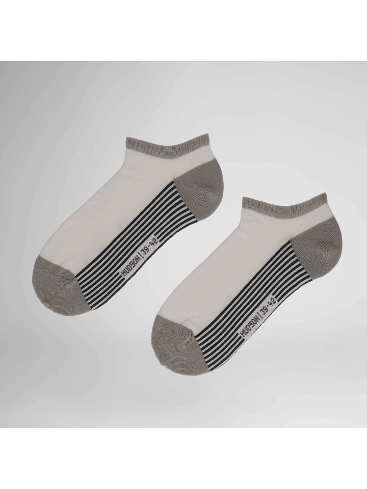 

Носки-кроссовки Sporty Stripes Sport белого цвета Hudson